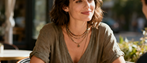 Mastering the Art: A Guide to Layering Necklaces with V-Neck Apparel