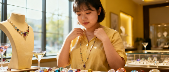 Finding the Best Necklace Length for Round Faces