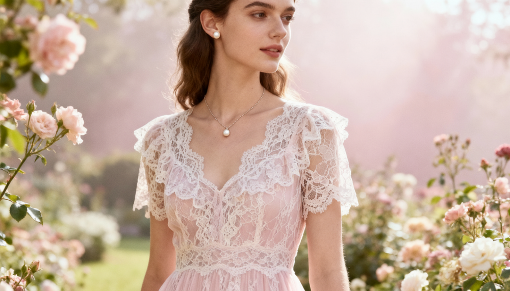 Elegant Jewelry Pairings for Lace Clothing & Dresses Mvraki Elegant Jewelry Pairings for Lace Clothing & Dresses Mvraki