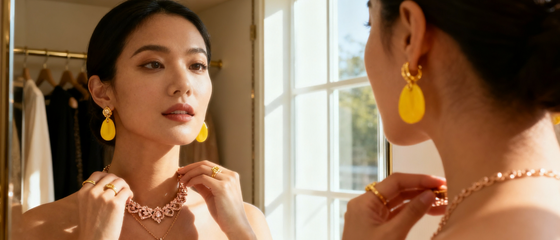 Jewelry Selection Guide for Warm Skin Tones with Gold Hues