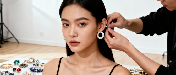 Choosing Jewelry for Square Faces: Softening Angles Effectively