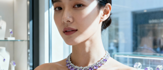 Enhancing Cool Undertones with Mysterious Purple Jewelry Choices