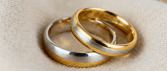 Harmonizing Gold and Silver in Ring Material Mixing