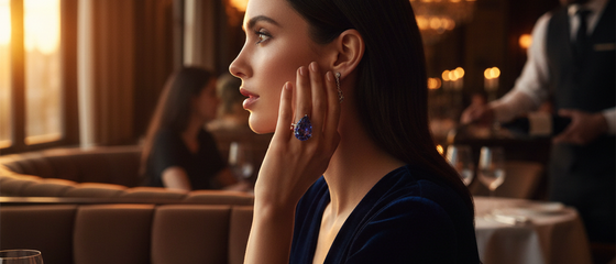 The Mysterious Elegance and Noble Temperament of Purple Jewelry Pairing