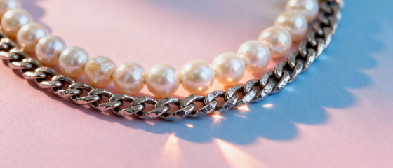 Effective Mixing Techniques for Pearl and Metal Chains in Jewelry