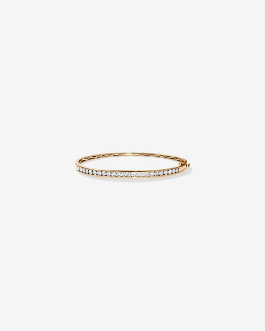 Mvraki Signature Gold Bangle