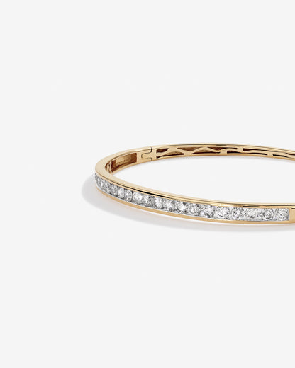 Mvraki Signature Gold Bangle