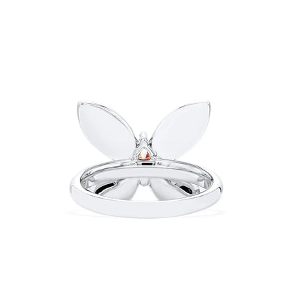 Pink Fluttering Diamond Ring