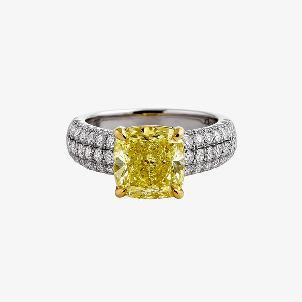 GoldenHour Luxe Cushion Ring