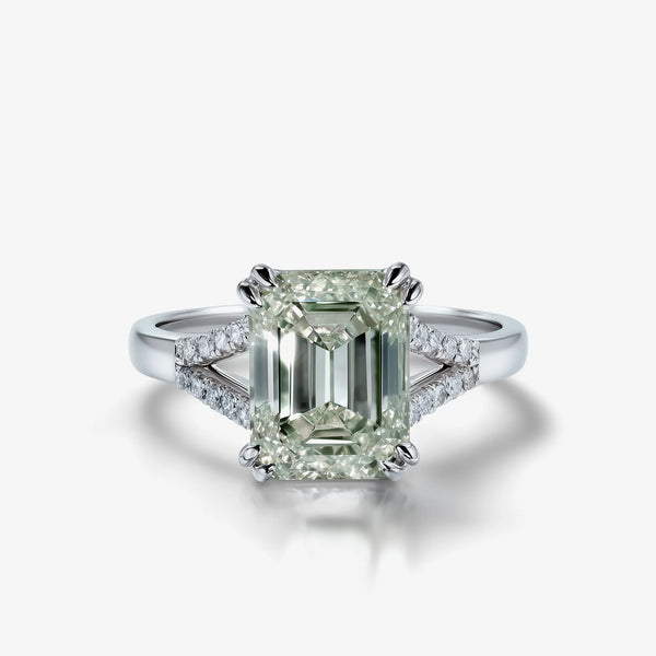 Verdant Hymn Cascade Emerald Ring