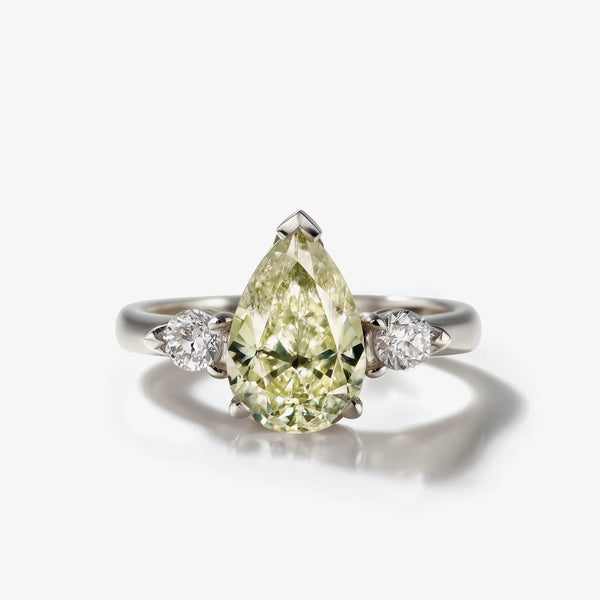 Verdant Hymn Trilume Pear Diamond Ring