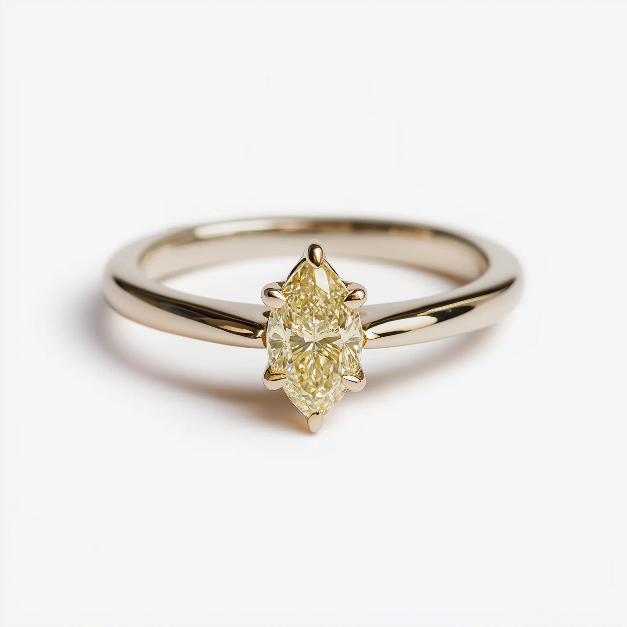 GoldenHour Marquise Solitaire Ring