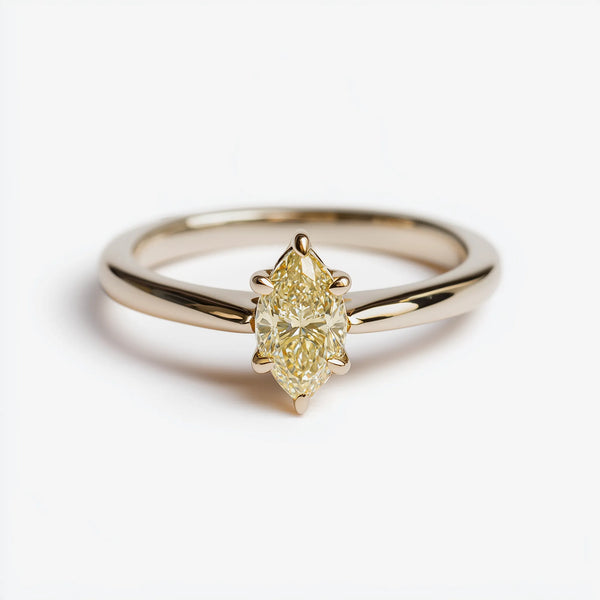 GoldenHour Marquise Solitaire Ring