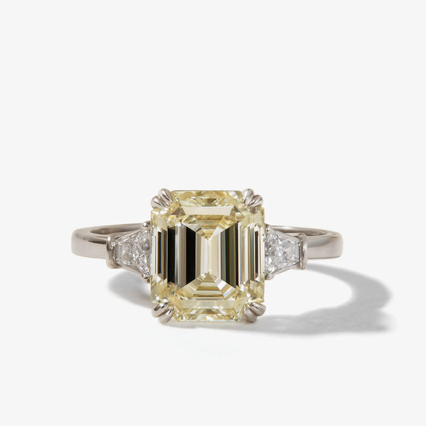 GoldenHour Flux Emerald Diamond Ring