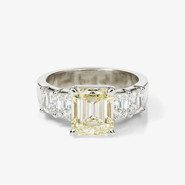 GoldenHour Luxe Emerald Ring