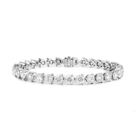 Round Cut Diamond Bracelet