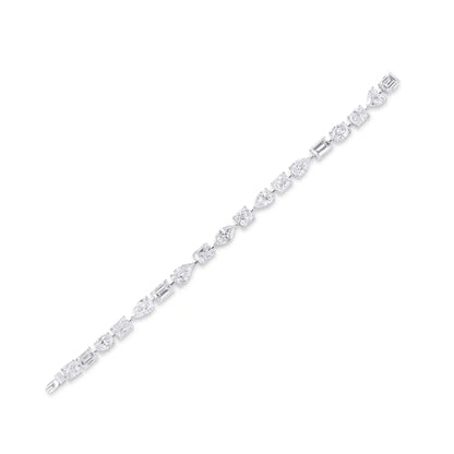 Diamond Cluster Bracelet