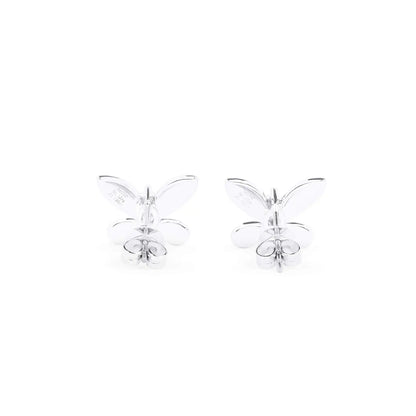 Pink Fluttering Diamond Earrings