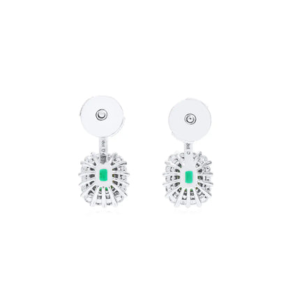 Vivid Emeralds Earrings