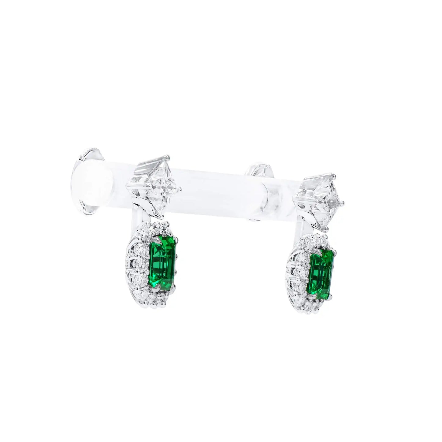 Vivid Emeralds Earrings