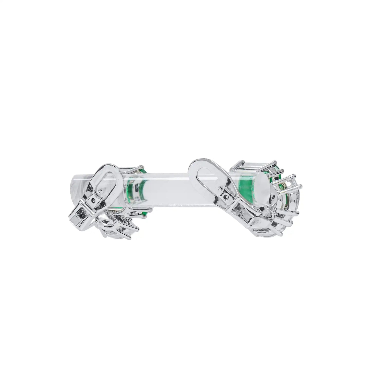 Emerald Brilliance Diamond Earrings