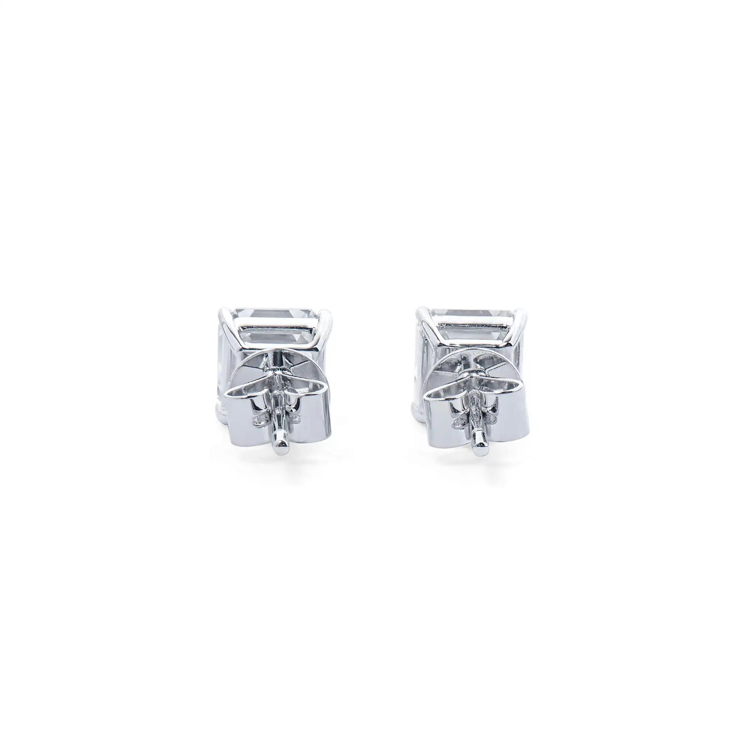 Classic Cushion Shape Diamond Stud Earrings