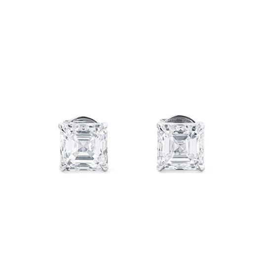 Classic Cushion Shape Diamond Stud Earrings