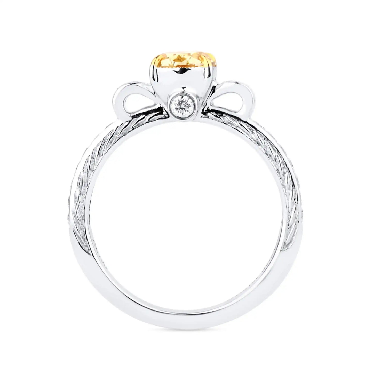 Fancy Intense Yellow Diamond Ring