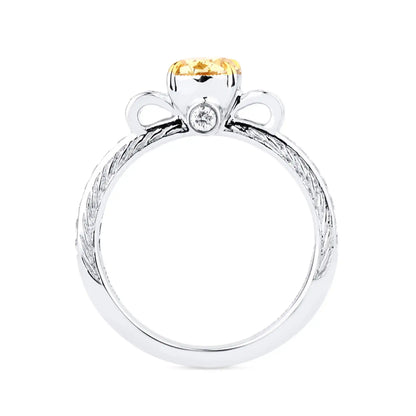 Fancy Intense Yellow Diamond Ring