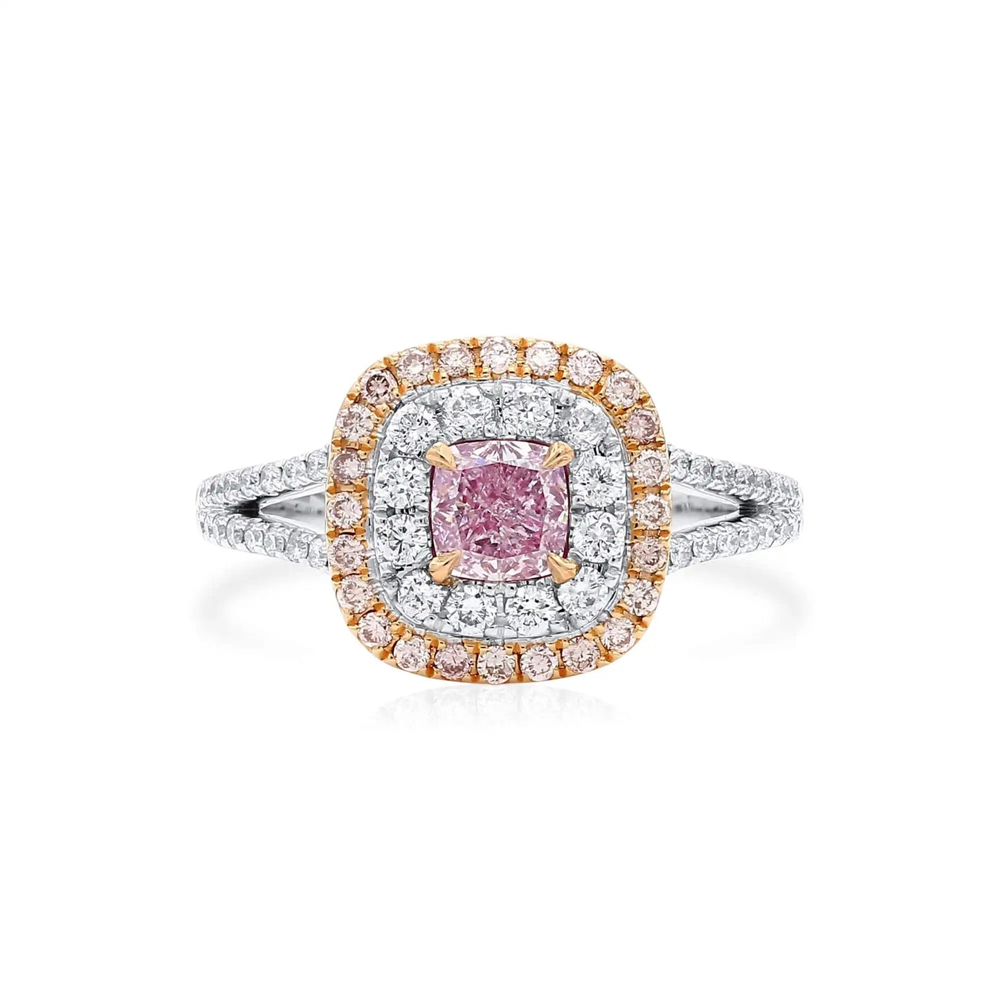 Light Pink Diamond Ring