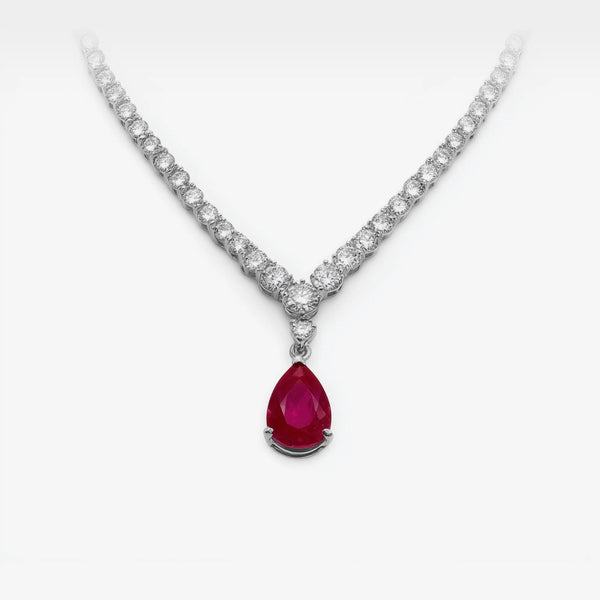 Vogue Velvet Drop Necklace